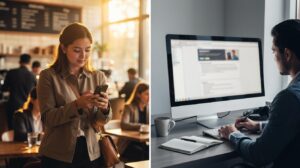 Lire la suite à propos de l’article Recherche mobile vs desktop : pourquoi les comportements changent et ce que cela implique pour votre SEO